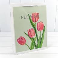 Пакет подарочный с тиснением "Flower" (микс) 30*41,5*12 210г 1/20 1/80 Арт: 000254A - Пакет подарочный с тиснением "Flower" (микс) 30*41,5*12 210г 1/20 1/80 Арт: 000254A