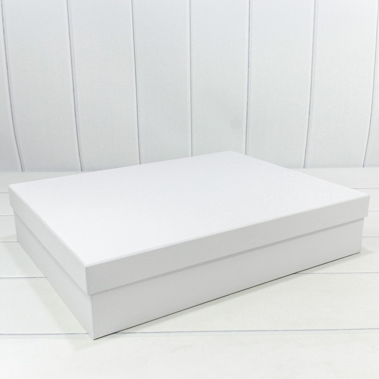 Коробки Прямоугольные Набор 1/10 46*36,5*10 Белый 1/2 Арт: 721607/417