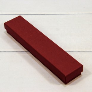 Коробка Прямоугольная 21*4,5*2,7 Крафт Винный 1/12 1/240 Арт: 622205/8