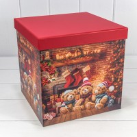 Коробки Куб Набор 1/10 26,5*26,5*26,5 "Новый год"-2688 1/4 Арт: 730601/2688