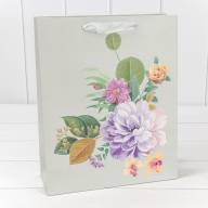 Пакет подарочный с блёстками "Цветы акварель" (микс) 26*32*13 210г 1/20 1/240 Арт: 000197C - Пакет подарочный с блёстками "Цветы акварель" (микс) 26*32*13 210г 1/20 1/240 Арт: 000197C