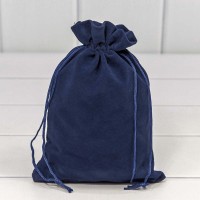 Мешочки бархатные 14*20 Синий 1/25 1/1500 Арт: 000811G/12