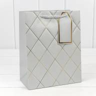 Пакет подарочный с тиснением "Ромбы" (микс) 18*23*10 210г 1/20 1/360 Арт: 300710E - Пакет подарочный с тиснением "Ромбы" (микс) 18*23*10 210г 1/20 1/360 Арт: 300710E