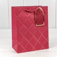 Пакет подарочный с тиснением "Ромбы" (микс) 18*23*10 210г 1/20 1/360 Арт: 300710E - Пакет подарочный с тиснением "Ромбы" (микс) 18*23*10 210г 1/20 1/360 Арт: 300710E