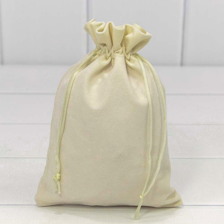 Мешочки бархатные 14*20 Бежевый 1/25 1/1500 Арт: 000811G/22