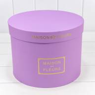Коробки Круглые Набор 1/5 30*22,5 "Maison des Fleurs" Сиреневый 1/4 Арт: 7219006/1537 - Коробки Круглые Набор 1/5 30*22,5 "Maison des Fleurs" Сиреневый 1/4 Арт: 7219006/1537