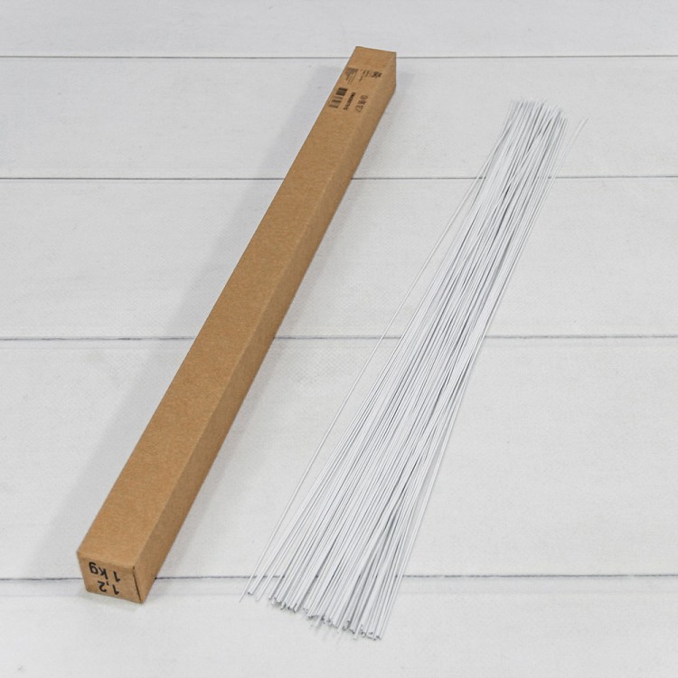 Проволока 1,2мм*40см Белый 1кг 1/15 Арт: 420085/12
