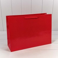 Пакет подарочный "Элегант" Красный 45*33*15 230г 1/20 1/80 Арт: 000156AA/1