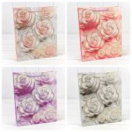 Пакет подарочный с тиснением "Цветы" (микс 113) 26*32*10 210г 1/20 1/240 Арт: 000113C - Пакет подарочный с тиснением "Цветы" (микс 113) 26*32*10 210г 1/20 1/240 Арт: 000113C