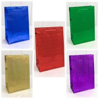 Пакет подарочный голография (микс) 20*30*10 1/20 1/360 Арт: 000LK