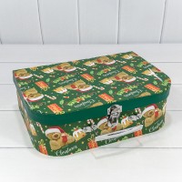 Коробки "Чемодан" Набор 1/3 30*21*9,6 "Новый год"-3086 1/12 Арт: 7308024/3086
