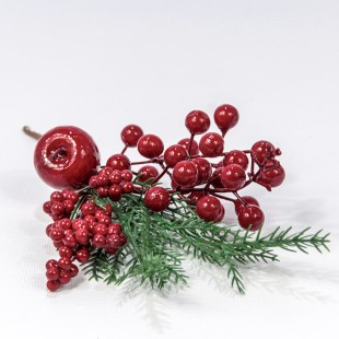 Декор новогодний "Ветка" (02) 30см 1/60 1/600 Арт: 360028