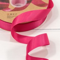 Лента Репсовая 2,5см*100ярд Класс А Вишнёвый 1/8 1/32 Арт: 597-25/14