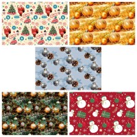 Бумага в листах 70*100 ±5% (25 шт.) 80г "С Новым годом" (микс 121) 1/10 Арт: 000402/121