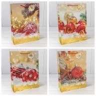 Пакет подарочный &quot;Новый год&quot; (микс 429) 30*41,5*12 210г 1/20 1/120 Арт: 300429A - Пакет подарочный "Новый год" (микс 429) 30*41,5*12 210г 1/20 1/120 Арт: 300429A