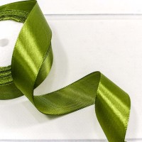 Лента Атласная Сатин 2,5см*25ярд Болотный 1/5 1/120 Арт: 562-25/108